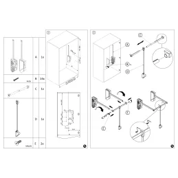 Izvlačna vješalica VELARO / Tamnosiva
