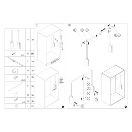 Izvlačna vješalica EKONOMA / Srebrna