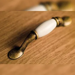 Ručka PAPUA / Porculan - staromjedena