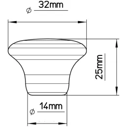 Keramička ručka SAWA / Napuknuti porculan