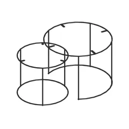 Podnožje za konferencijski stol BELLUGIO MINI / Crna