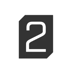 Cedulka na vrata ili zid "2" / Crna mat