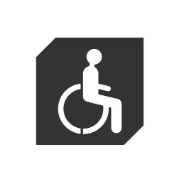 Natpis za vrata ili zid "INVALID" / Crna mat završna obrada