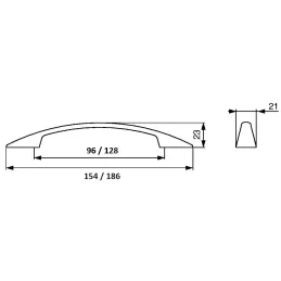 Ručka SIMPLO / Sjajni krom