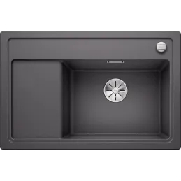 Kameninovski sudoper Blanco ZENAR XL 6 S Compact s ekscentrom / Siva stijena