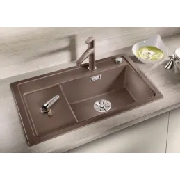 Kameninovski sudoper Blanco ZENAR XL 6 S Compact s ekscentrom / Tartufo