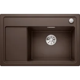 Kamenin sudoper Blanco ZENAR XL 6 S Compact s ekscentrom / Kava