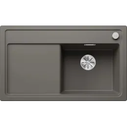 Kamenin sudoper Blanco ZENAR 45 S s ekscentrom / Siva vulkan desni
