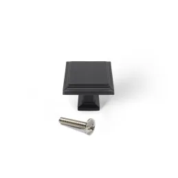 Ručka knopka TANGER / Crna mat