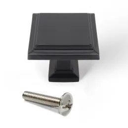 Ručka knopka TANGER / Crna mat