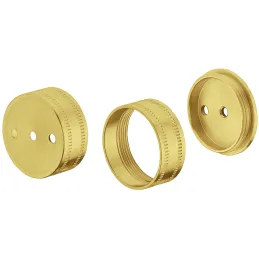 Završetak za šipku vješalice - okrugli / Zlatna