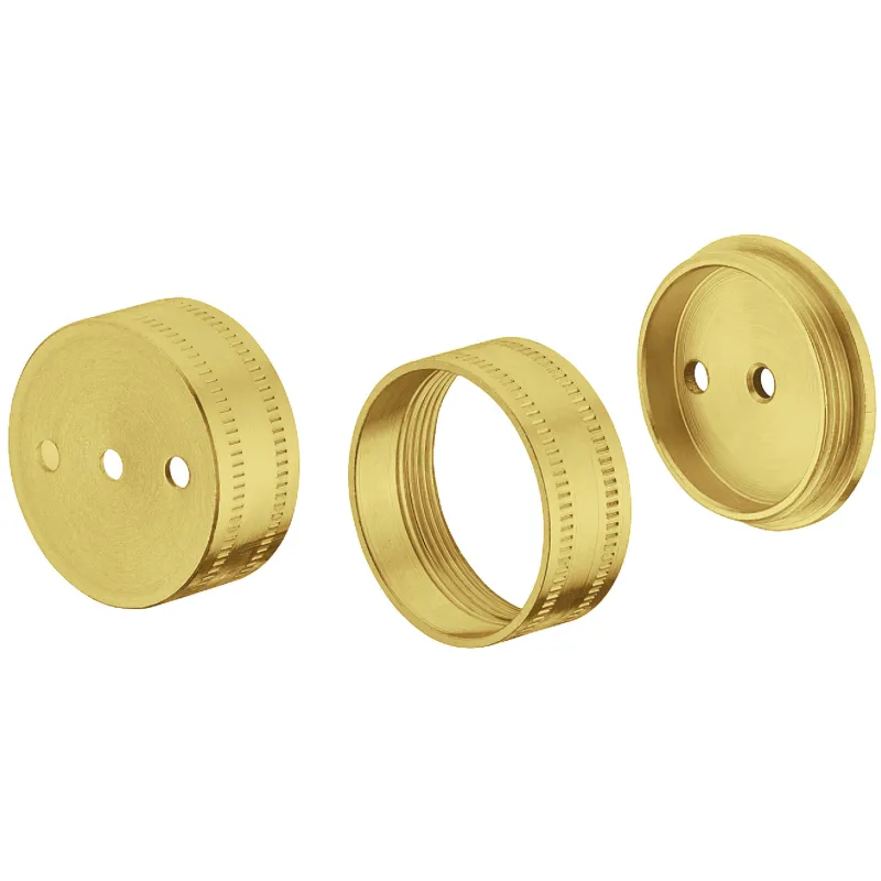 Završetak za šipku vješalice - okrugli / Zlatna