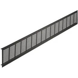 Rešetka za ventilaciju radijatora 100mm / Crna