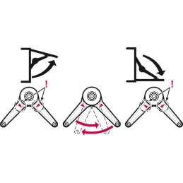 Preklopni sustav DUO FORTE Crna / set
