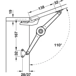 Preklopni sustav DUO FORTE Crna / set