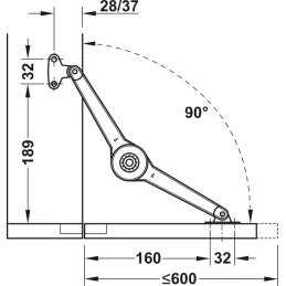 Preklopni sustav DUO FORTE Crna / set