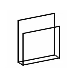 Vješalica za ručnike ALAMO / Crna mat