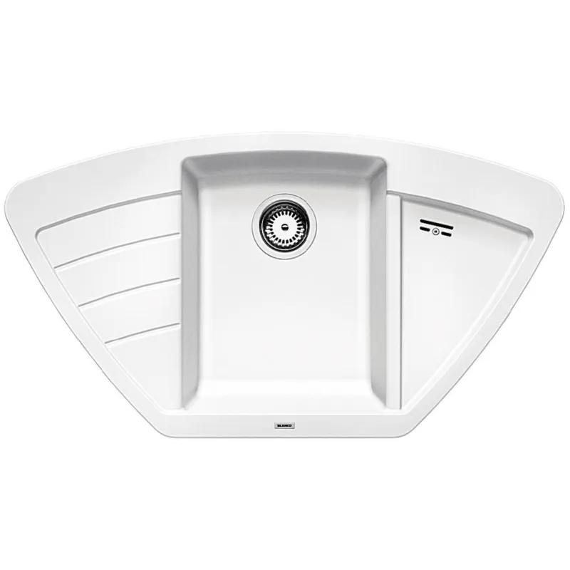 Kamenin sudoper za kut Blanco ZIA 9 E / Bijela