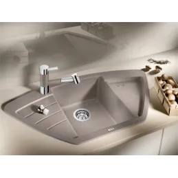 Kamenin sudoper kutni Blanco ZIA 9 E / Siva vulkan