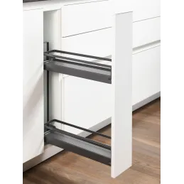 Potpuno izvlačiva košarica 15-3D antracit