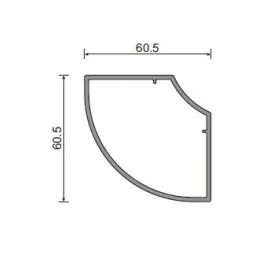 Stolna konstrukcija SALEMO po mjeri / Bijela