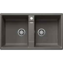 Kamniti sudoper Blanco ZIA 9 / Siva vulkan