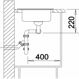 Nerezni sudoper Blanco TOP EE 4x4