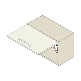 Preklopni mehanizam KESSEBOHMER FREEspace mini PTO / Antracit