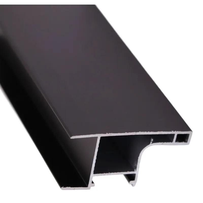 Aluminijska letvica WAX za LED rasvjetu za ormarić / Crna mat