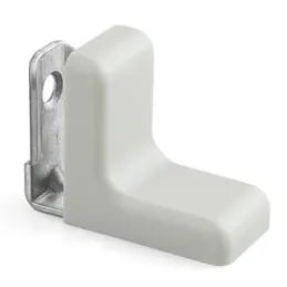 Metalni kutnik s PVC pokrovom / Svijetlo siva