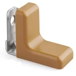 Metalni kutnik s PVC pokrovom / Smeđa