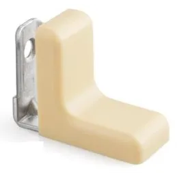 Metalni kutnik s PVC poklopcem / Bež