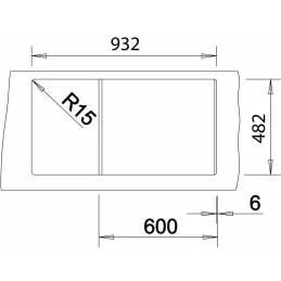 Nerđajući sudoper Blanco TIPO 8 S