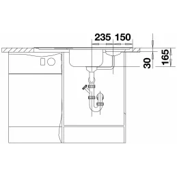 Nerđajući sudoper Blanco TIPO 8 S