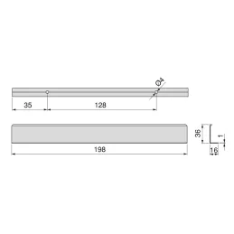 Ručka za rub SETUBAL / Šampanjac