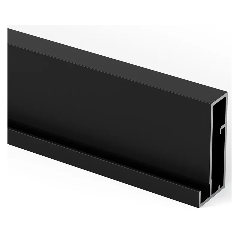 Profil za aluminijska vrata PLUS 4 / Crna strukturirana