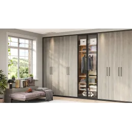 Profil za aluminijska vrata PLUS 4 / Crna strukturirana