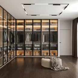 Profil za aluminijska vrata PLUS 11 / Crna strukturirana