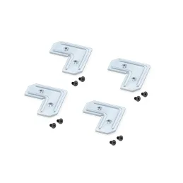 Set kutnih nosača za profil PLUS 4 i PLUS 11 / Crni vijci