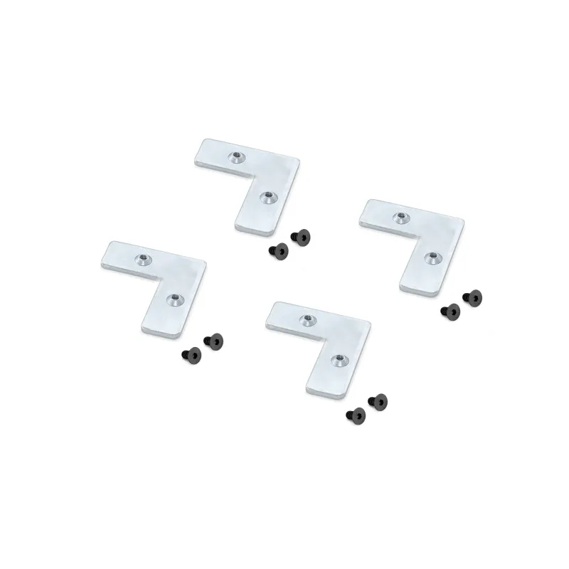 Set kutnih spojeva za profil PLUS 7 / Crni vijci