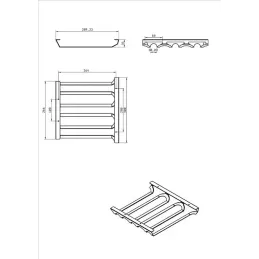 Trosturazni držač za čaše EXCLUSIVE / Crna mat