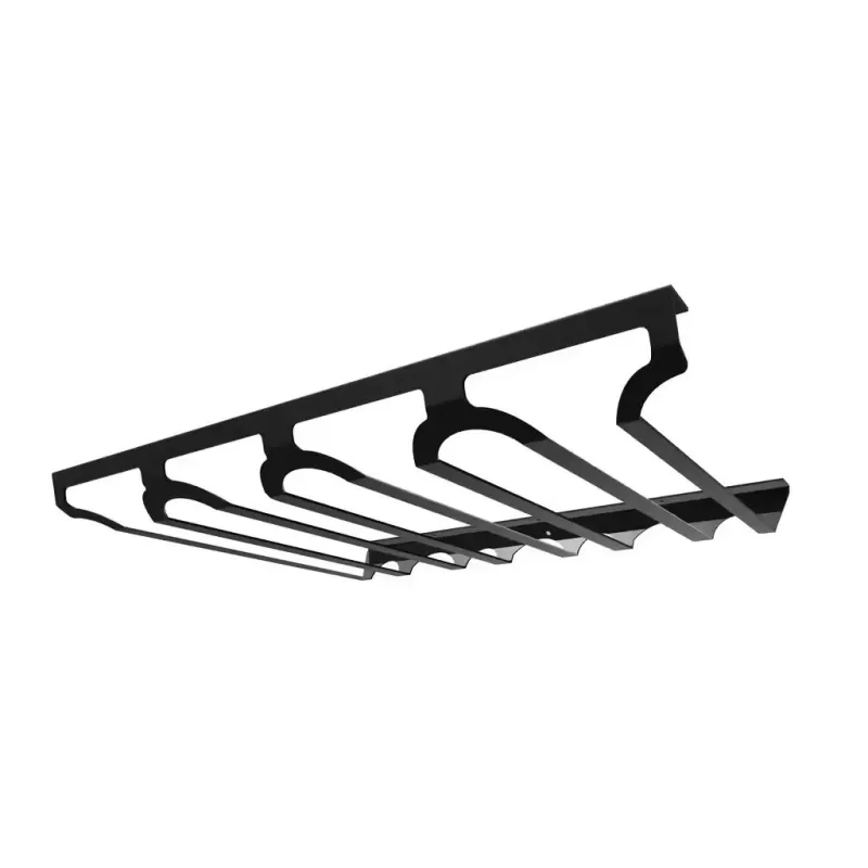 Četveroredni držač za čaše EXCLUSIVE / Crna mat