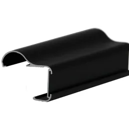 Ručka za klizna vrata PLANO / Crna mat završna obrada