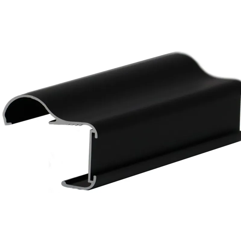 Ručka za klizna vrata PLANO / Crna mat završna obrada