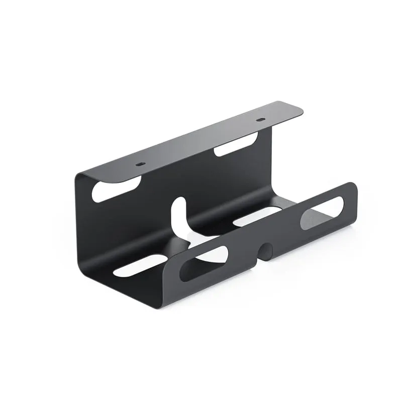 Držač za kabele ispod stola AURO 250 mm / Crna mat