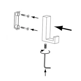 Vješalica GRAPA / Aluminij