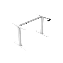 Visinski podesiva stolna konstrukcija MAROL Manual / Bijela