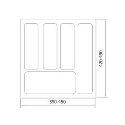 Pribor CRISTALL protuklizna površina / Antracit