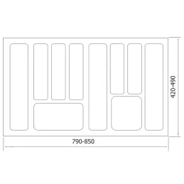 Pribor CRISTALL protuklizna površina / Antracit