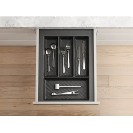 Pribor CRISTALL protuklizna površina / Antracit